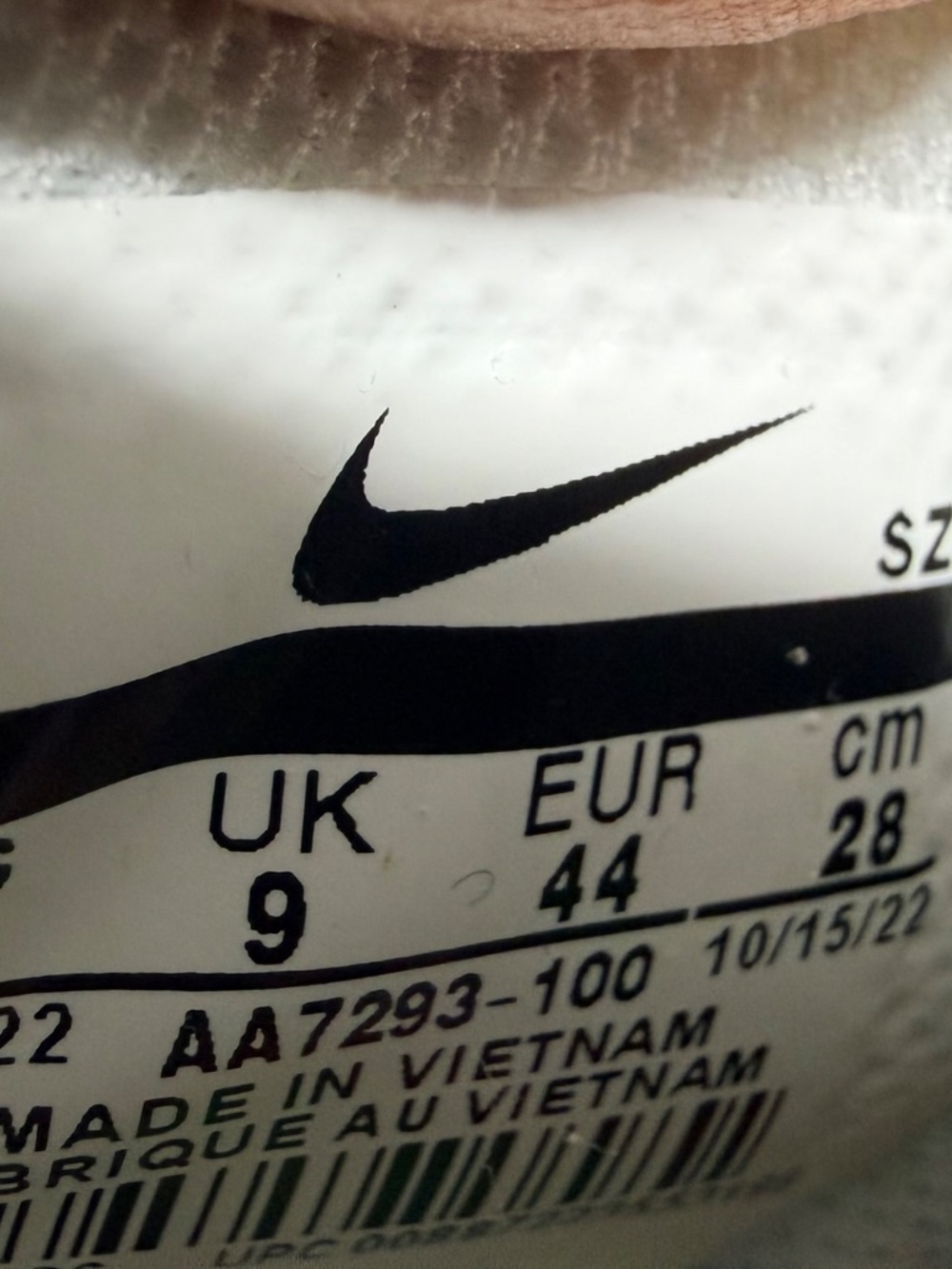 OFF WHITE NIKE AIR MAX '90 - THE TEN - Picture 6 of 9